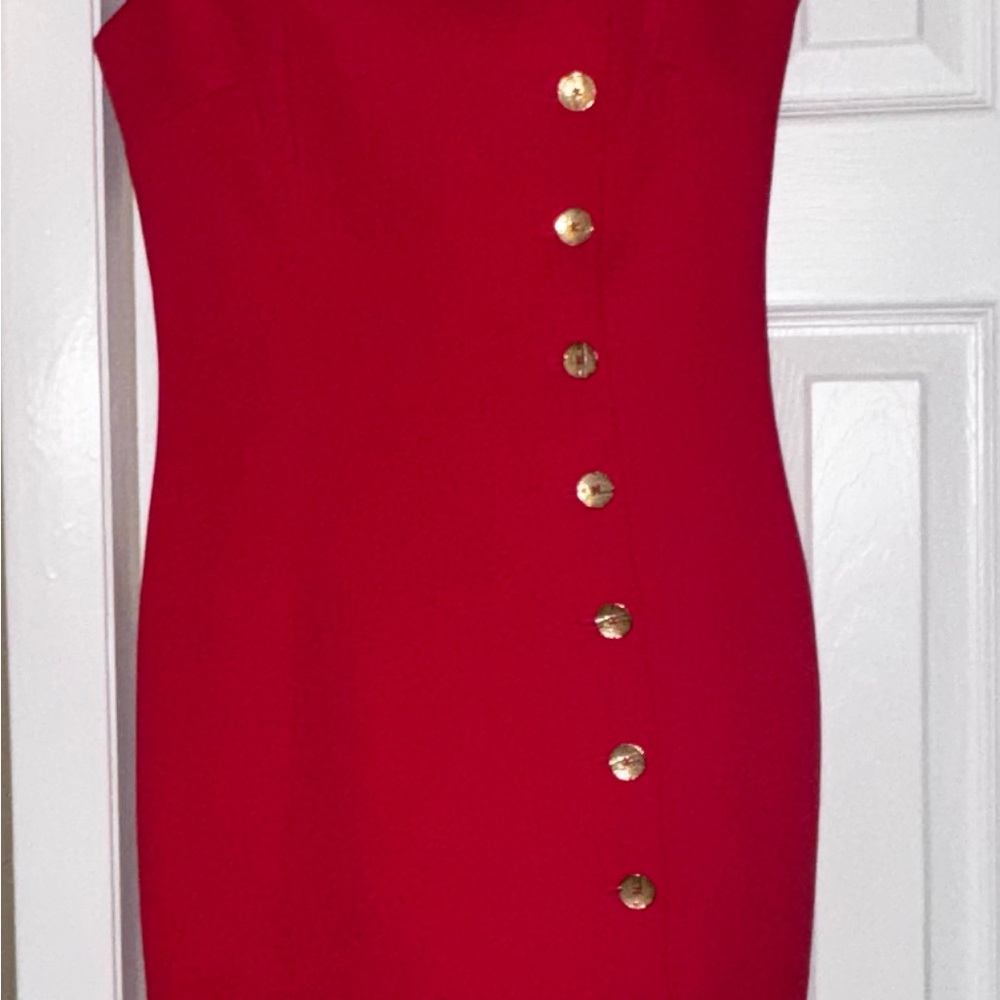 Elegant Pink Button-Down Dress